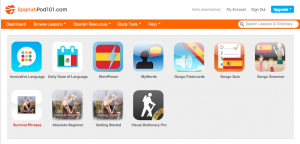 On what devices can you use Spanish Pod 101