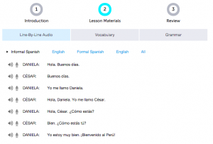 How can you improve your Spanish listening skills on Spanish Pod 101? Review